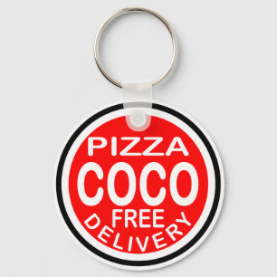 CocoPizzaleverans Nyckelring