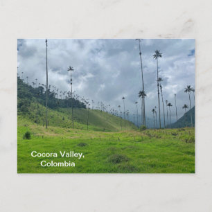 Cocora Valley, vykort för Colombia