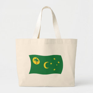 Cocosöarnas flagga shoppingväska jumbo tygkasse
