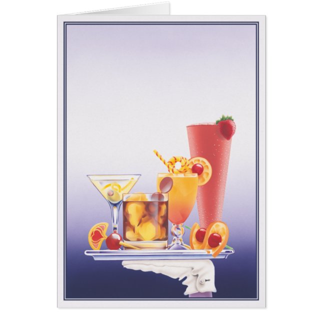 Coctail© Hälsningskort (Framsidan)