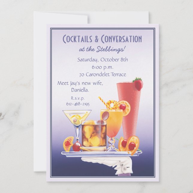 Coctail© Inbjudningar (Framsida)