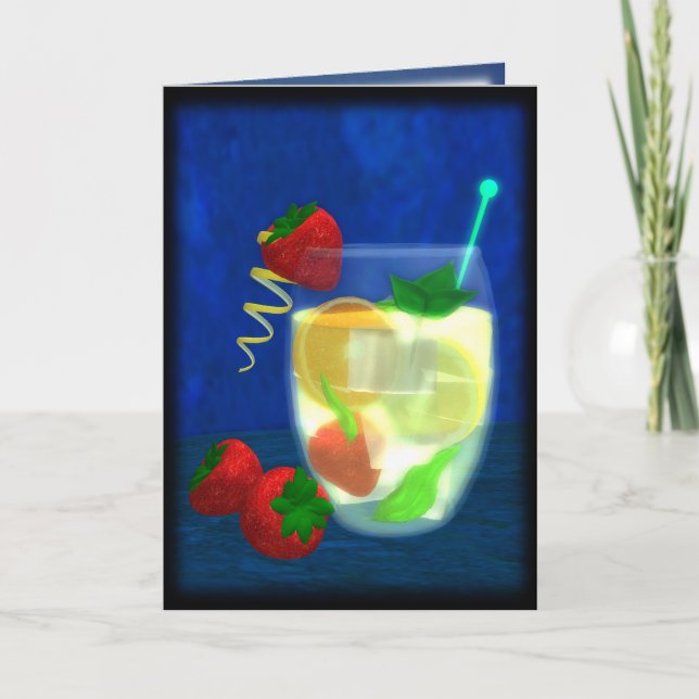 Coctail: Pimms No.1 Inbjudan (Framsida)