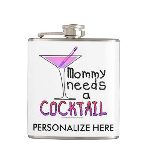 COCTAILFLASKA - mamman behöver en COCTAIL! Fickplunta