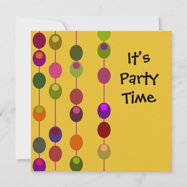 Coctailolivinbjudan Inbjudningar (Framsida)