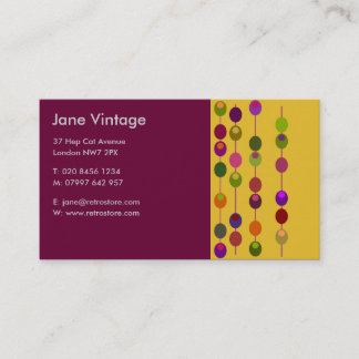 Coctailolivvisitkort Visitkort