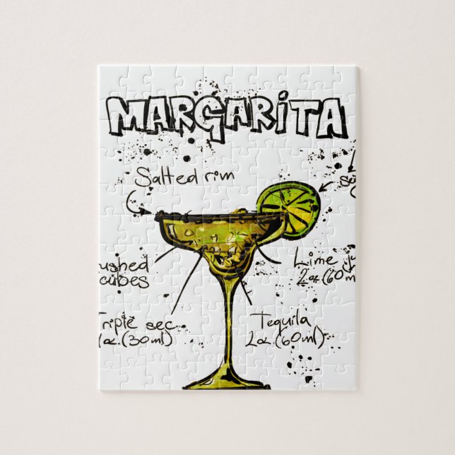 Coctailreceptmargarita Pussel (Vertikal)