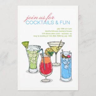 Coctailsamlingsinbjudan Inbjudningar