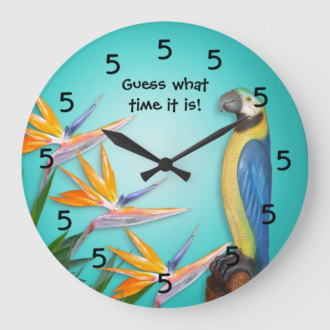 Coctailstämpelur Stor Klocka (Framsida)