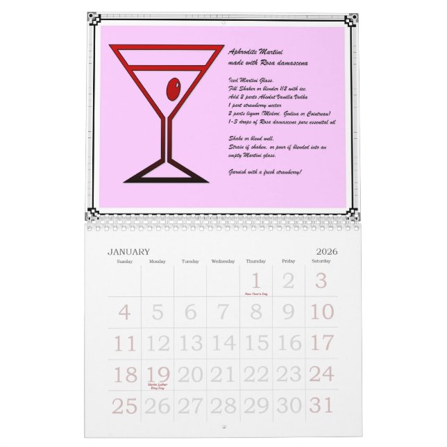 CoctailTime 2010 kalender (Jan 2026)