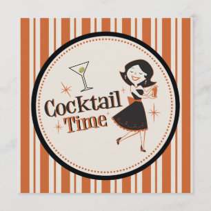 CoctailTime inbjudan - randar