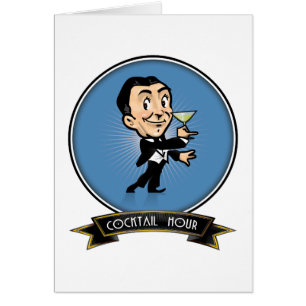 Coctailtimme Hälsningskort