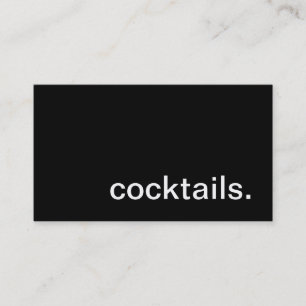 Coctailvisitkort Visitkort