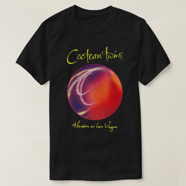 Cocteau Twillingars Heaven eller Las Vegas Essenti T Shirt (Design framsida)