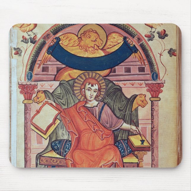 Cod.22 St Mark, från Ada-manuskript Musmatta (Framsidan)