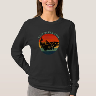 Cod Bless You God Pun Funny Cod Pul T Shirt