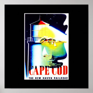 Cod poster-Vintage resor-Kap Poster
