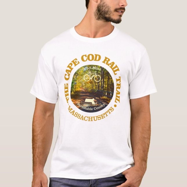 Cod Rail Trail (cykling c) T Shirt (Framsida)