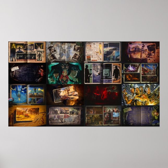 COD Zombies Belastning av Skärm Poster (Framsidan)