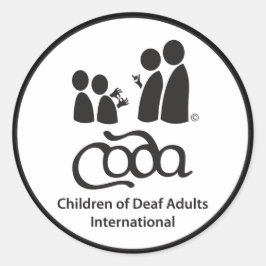 CODA Sticker 3" Runt Klistermärke
