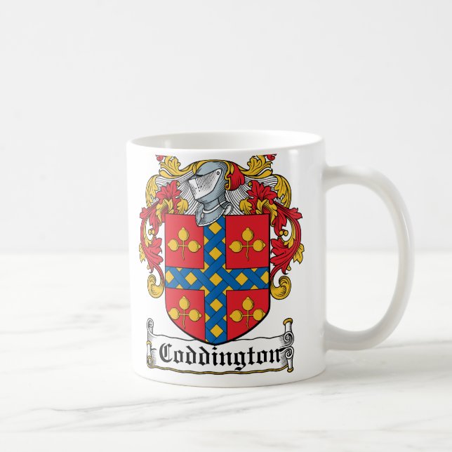 Coddington familjvapensköld kaffemugg (Höger)