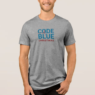Code Blue jul T-shirt - Rolig ICU ER sjuksköterska