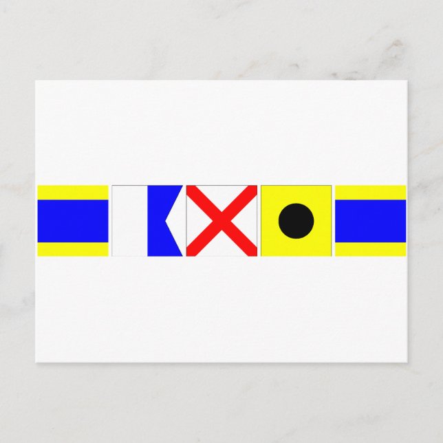 Code Flagga David Vykort (Framsida)