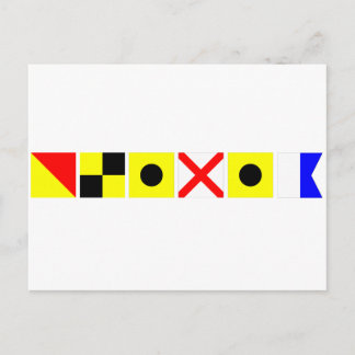 Code Flagga Olivia Vykort