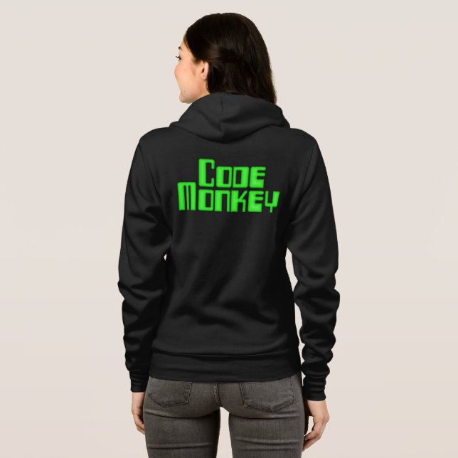 Code Monkey Tröja (Baktryck) (Hel baksida)