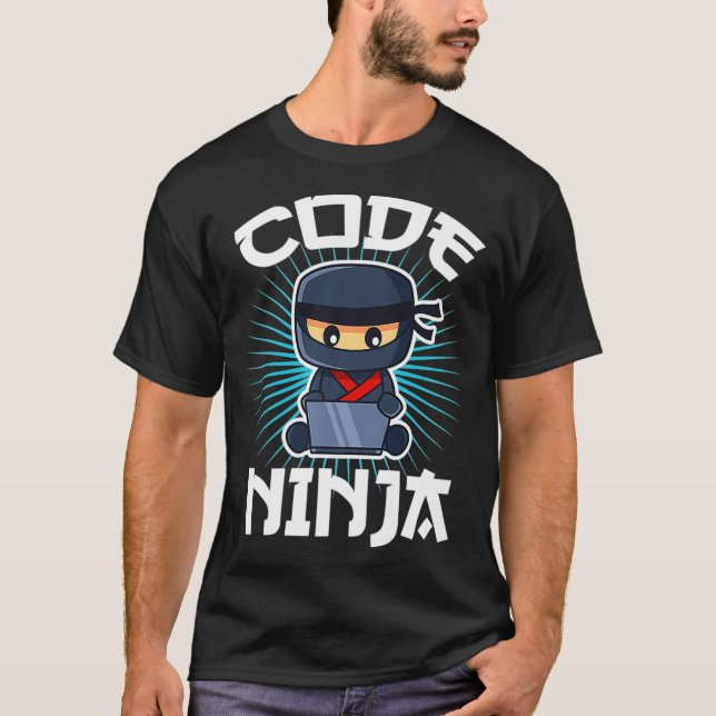 Code Ninja Programmer Coder Computer Programming C T Shirt (Framsida)