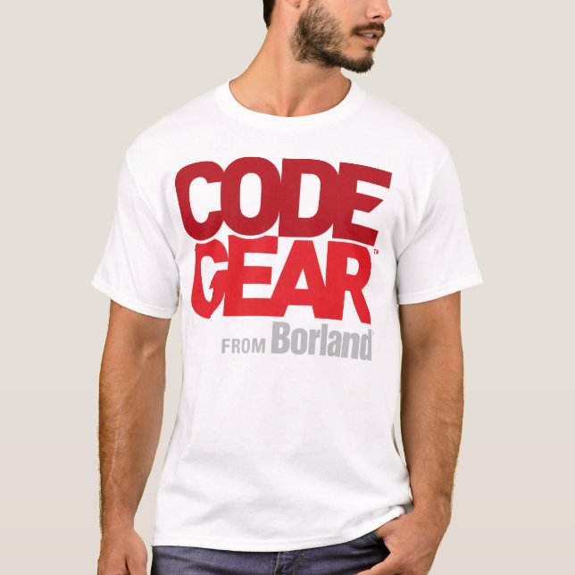 CodeGear högvärdig vitT-tröja T-shirt (Framsida)