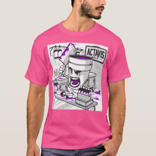 Codeine Dubbla Kopp Lean Lila Drank Sizzurp Rap H T Shirt