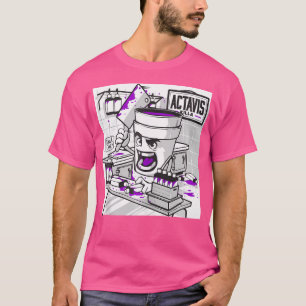 Codeine Dubbla Kopp Lean Lila Drank Sizzurp Rap H T Shirt