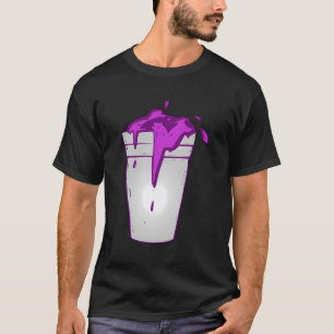 Codeine Lean Dubbla Kopp Styrofoam Lila Drank Cou T Shirt