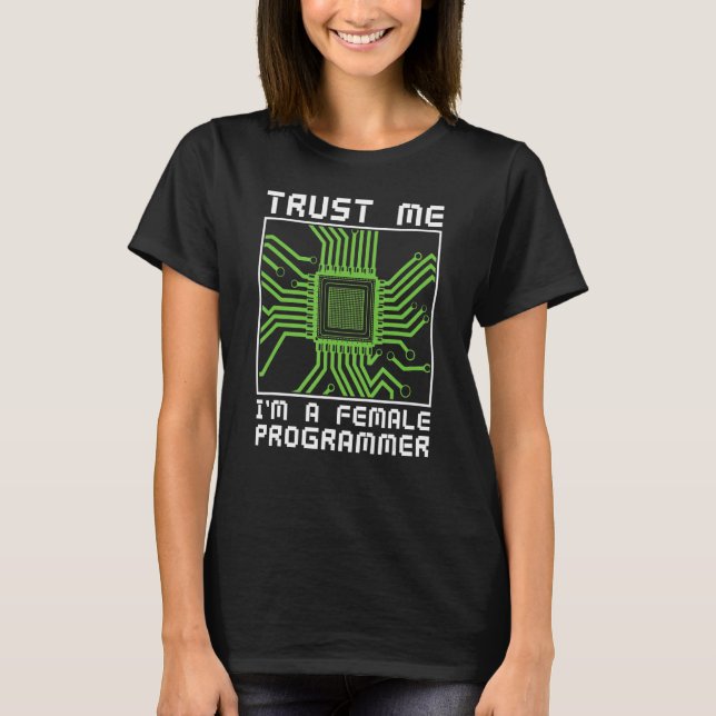 Coder Microchip Coding - Software Ingenjör-program T Shirt (Framsida)