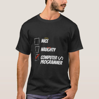 Coder Naughty Coding Software Engineer Programmer T Shirt