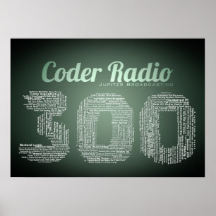 Coderen radiosände affisch 300