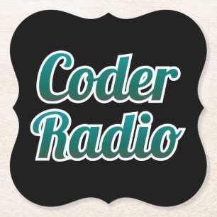 Coderen radiosände underlägg papper