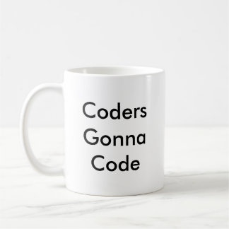 Coders för rolig Codergåva som 'går till Code Kaffemugg