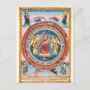 Codex Amiatinus Kristus i Majestät Vykort