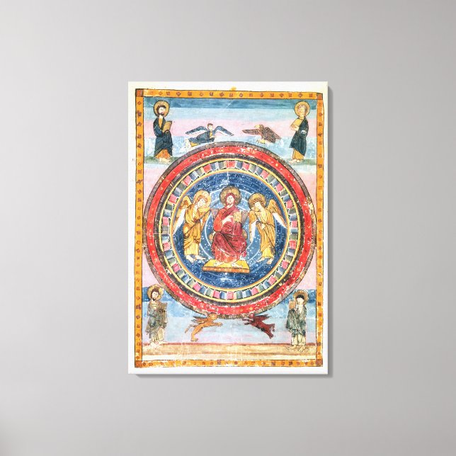 Codex Amiatinus Kristus Majestät Canvastryck (Framsida)