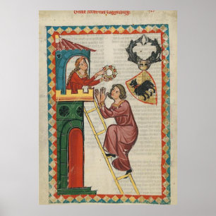 Codex Maness - Graf Kraft von Toggenburg Poster