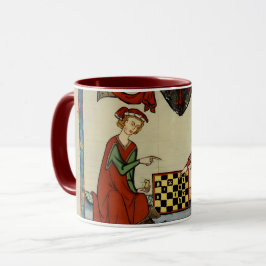 Codex Manesse Medieval Chess Players Mugg
