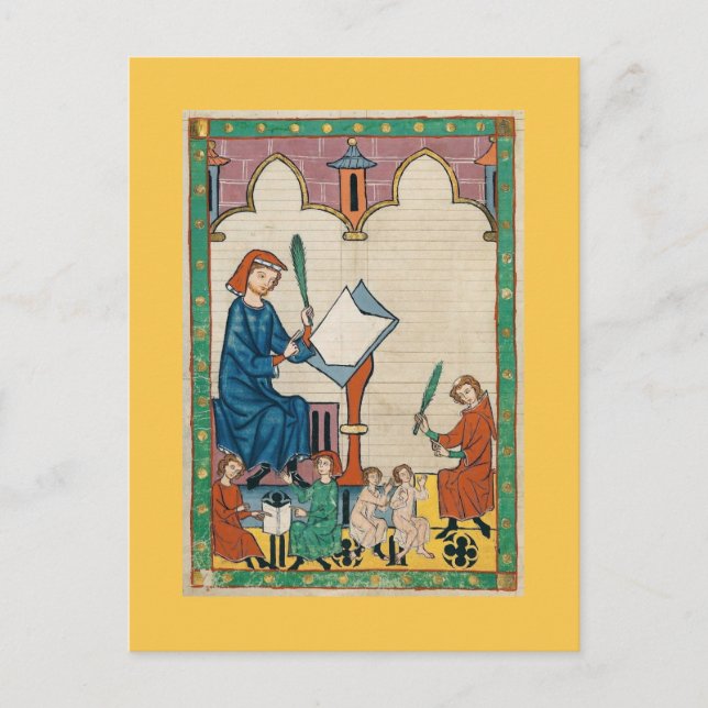 Codex Manesse Vykort (Framsida)