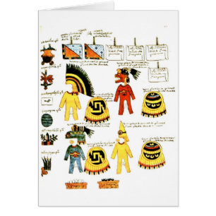 Codex Mendoza Hälsningskort