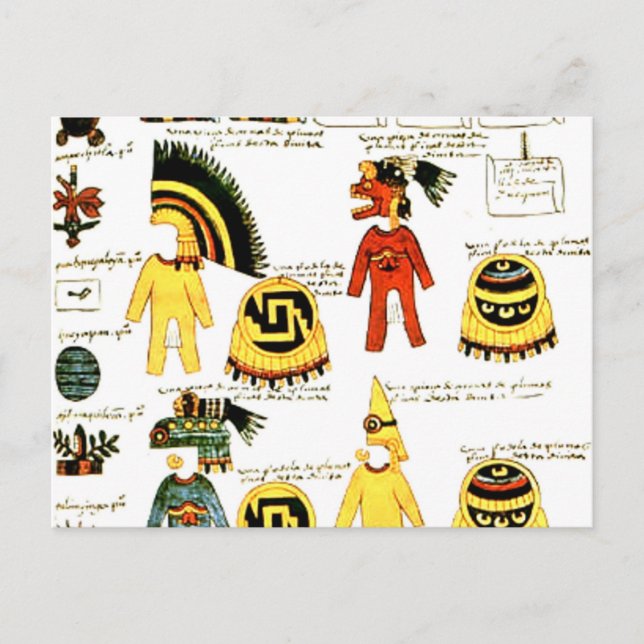 Codex Mendoza Vykort (Framsida)