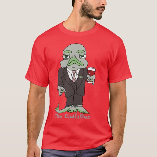 Codfather den beställnings- T-tröjadräkten T-shirt (Framsida)