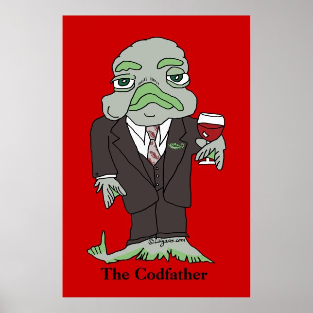 Codfather poster tryckfisk (Framsidan)