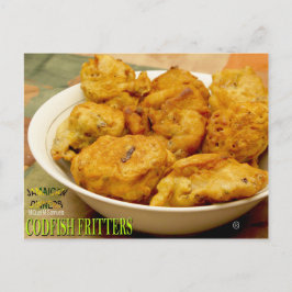 Codfish Fritters Vykort