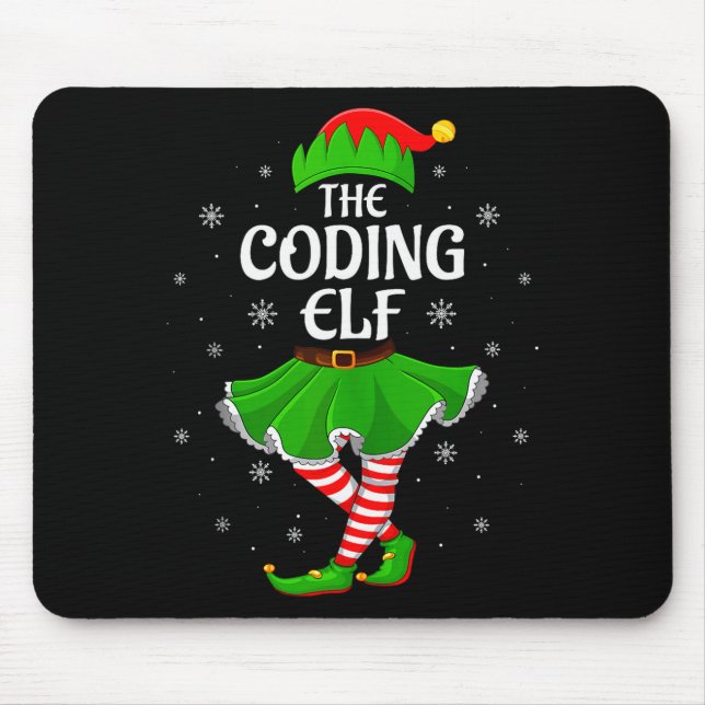 Coding Elf Christmas Family Girls Women Elf Squad  Musmatta (Framsidan)