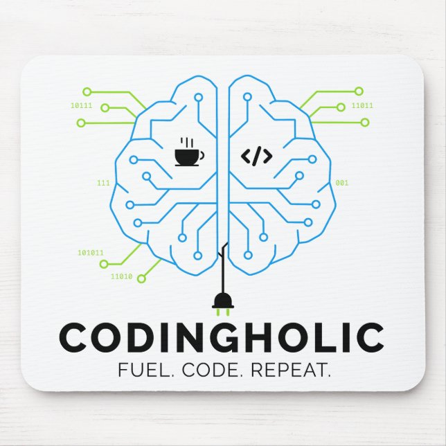 Codingholic Tech Brain Programmer | Developer Gift Musmatta (Framsidan)